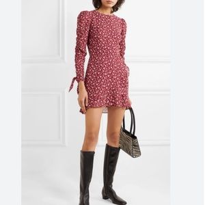 Reformation Lucita Floral Wrap Dress